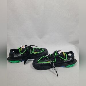 Nike Blazer Low x Off-White ‘77 Black Electro Green Mens Size 6.5 unisex  NWOB
